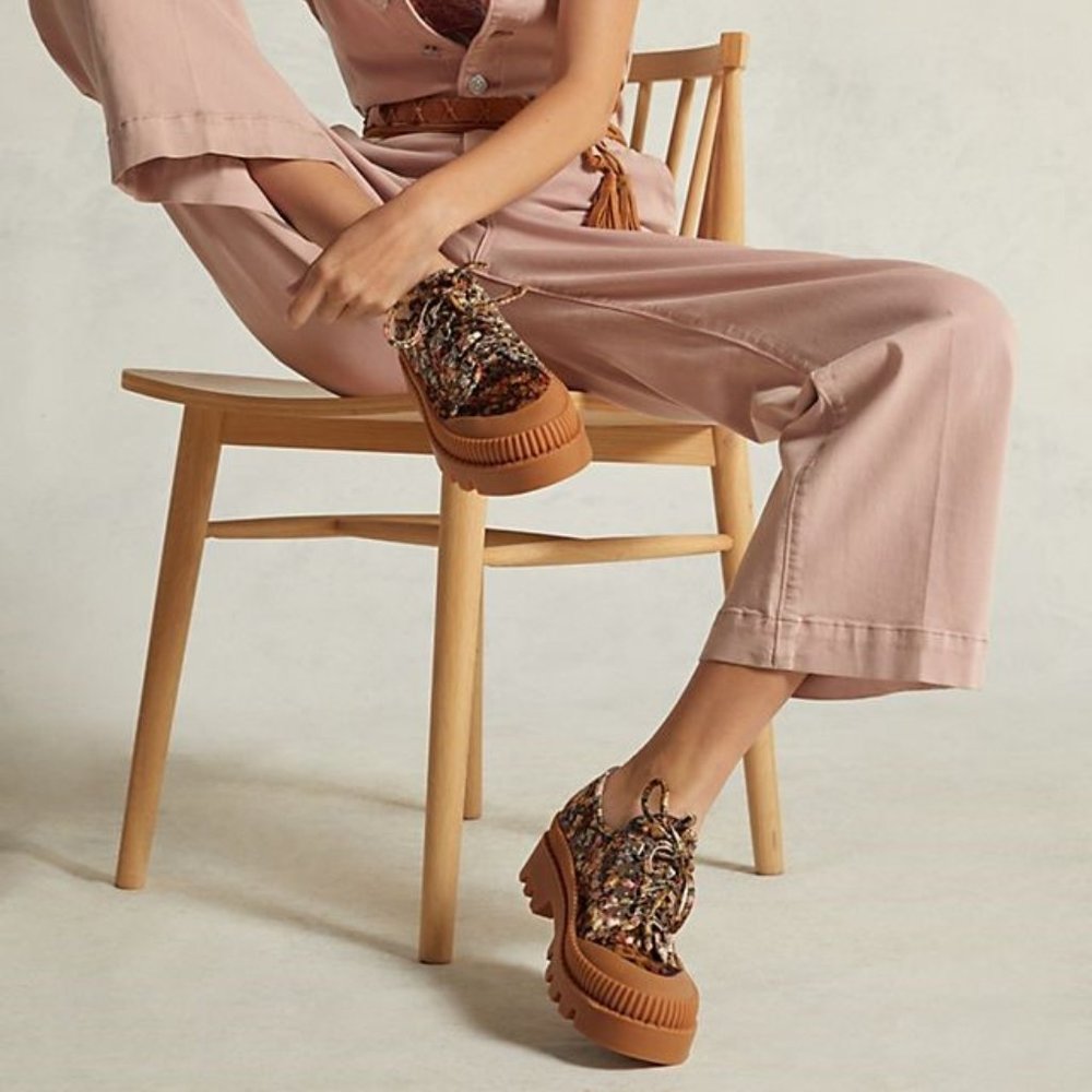Anthropologie x Jeffrey Campbell B2School Platform Sneakers - Picture 3 of 11